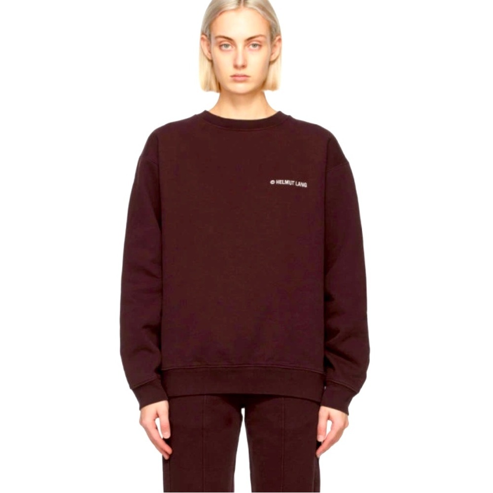 Helmut Lang Black Crew Neck Sweater